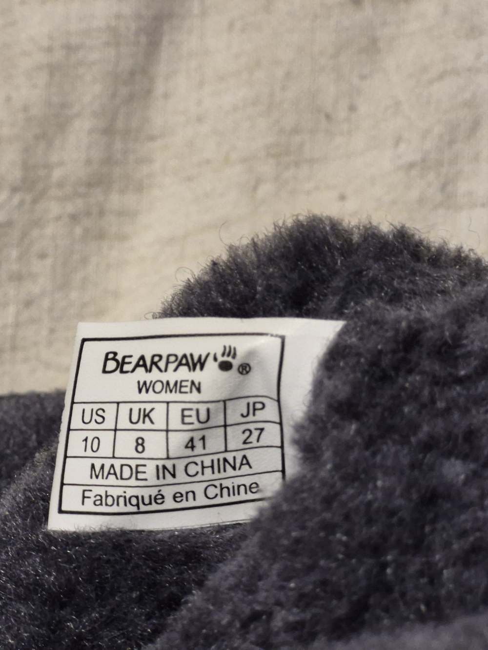 BearPaw Women's Lace-Up Suede, Wool And Sheepskin Ankle Boots in Dark Gray - Picture 5 of 15